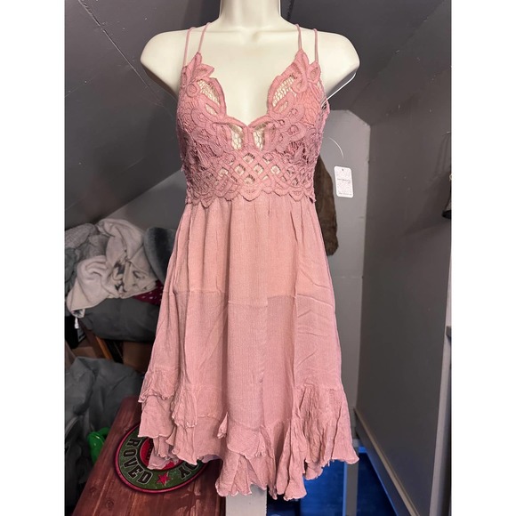 Free People Adella Slip Dress Size S - Picture 1 of 5
